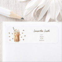 Watercolor Iced Coffee Brewing Baby shower