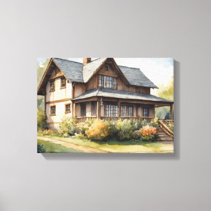 Watercolor Illustration Art#8 Canvas Print