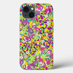 Watercolor Illustration, Flip Flop Pattern iPhone 13 Case