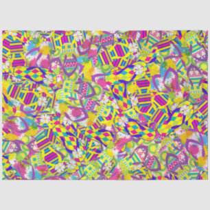 Watercolor Illustration, Flip Flop Pattern Tissue Paper