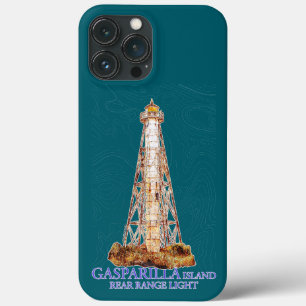 Watercolor Illustration Gasparilla Island Light iPhone 13 Pro Max Case