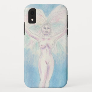 Watercolor Illustration Painting Goddess Rising iPhone XR Case