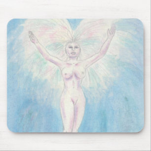 Watercolor Illustration Painting Goddess Rising Ma Mouse Mat