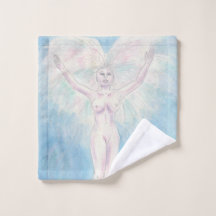 Watercolor Illustration Painting Goddess Rising