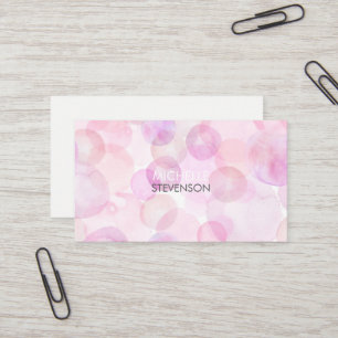 Watercolor Interior Design Business Cards