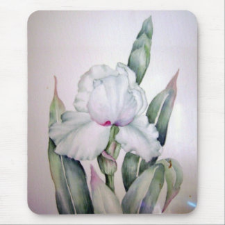 Watercolor Iris Mouse Mat