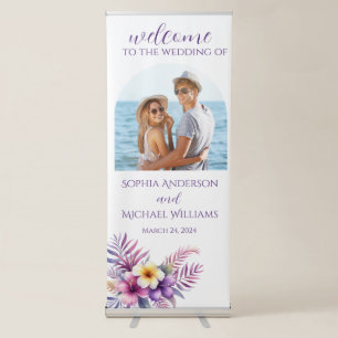 Watercolor Island Romance- Wedding Photo Sign