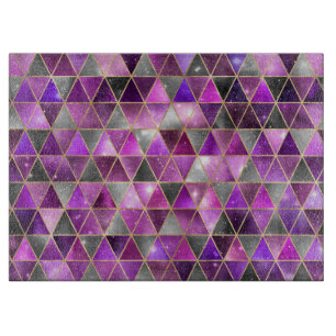 Watercolor Isometric with Gold and Marble Cutting Board