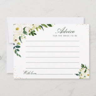 watercolor ivory white floral advice