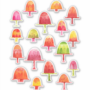 Watercolor Jellies Food Art