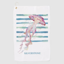 Watercolor JELLYFISH,  COASTAL THEME