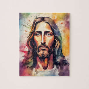 Watercolor Jesus Jigsaw Puzzle