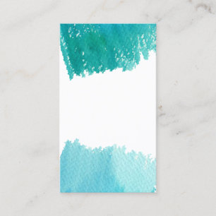 Watercolor Jewelry Backing Marketing Promotional  Business Card