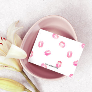 Watercolor Kisses - Name Post-it Notes