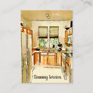 Watercolor Kitchen Business Card