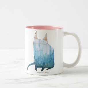 Watercolor Kitty Mug   Edgar