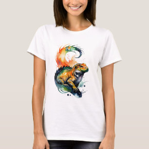 Watercolor Komodo Dragon T-Shirt