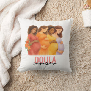 Watercolor Labour Room Decor DOULA Cushion
