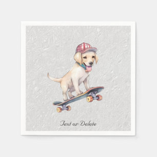 Watercolor Labrador Retriever Napkins