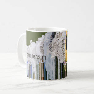 Watercolor Lacrosse Sticks Coffee Mug