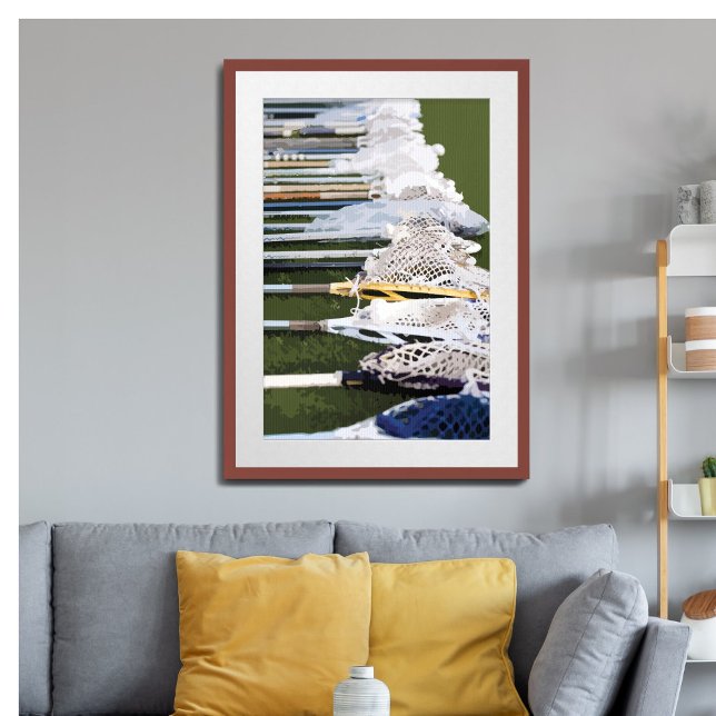 Watercolor Lacrosse Sticks Poster (Creator Uploaded)