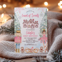 Watercolor Land Of Sweets Nutcracker Birthday