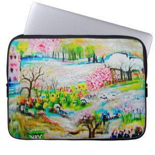 Watercolor Landscape 2 Laptop Sleeve