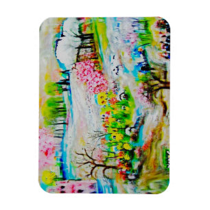 Watercolor Landscape 2 Magnet