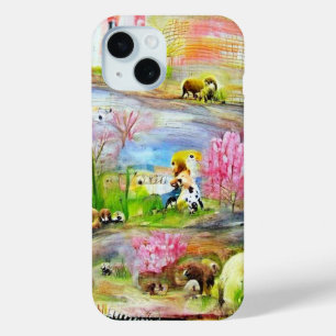 Watercolor Landscape iPhone 15 Case