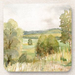 Watercolor Landscape Coaster