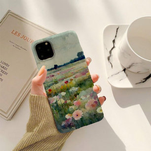 Watercolor Landscape Colourful Floral Case-Mate iPhone 14 Case
