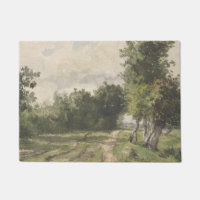 Watercolor Landscape of Path - Constant Troyon