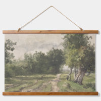 Watercolor Landscape of Path - Constant Troyon