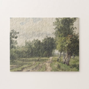 Watercolor Landscape of Path - Constant Troyon Jigsaw Puzzle