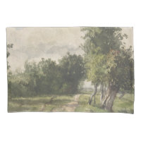 Watercolor Landscape of Path - Constant Troyon