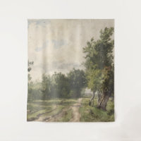 Watercolor Landscape of Path - Constant Troyon
