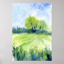 Watercolor Landscape Painting