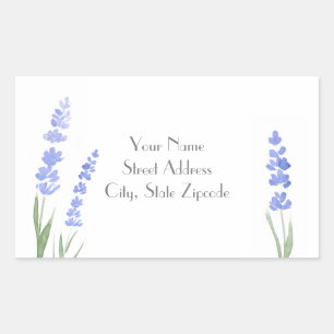 'Watercolor Lavender' Address Label