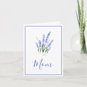 Watercolor Lavender Bouquet Card