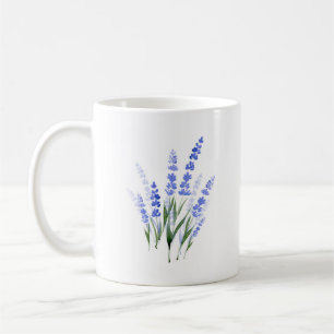 Watercolor Lavender Bouquet Coffee Mug