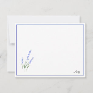 Watercolor Lavender Card