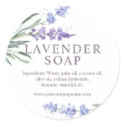 Watercolor Lavender Floral Soap