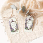 Watercolor Lavender Regal Bridal Shower Gift Tags<br><div class="desc">Our bridal shower collection "Lavender Regal Floral" features beautiful watercolor lavender floral with golden regal elements paired with an elegant typography for a perfect bridal shower. Nature inspired but with that regal accent this collection is ready for your destination or stay at home nature inspired bridal shower. Check our store...</div>