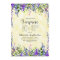 Watercolor Lavender Yellow Surprise 80th Birthday