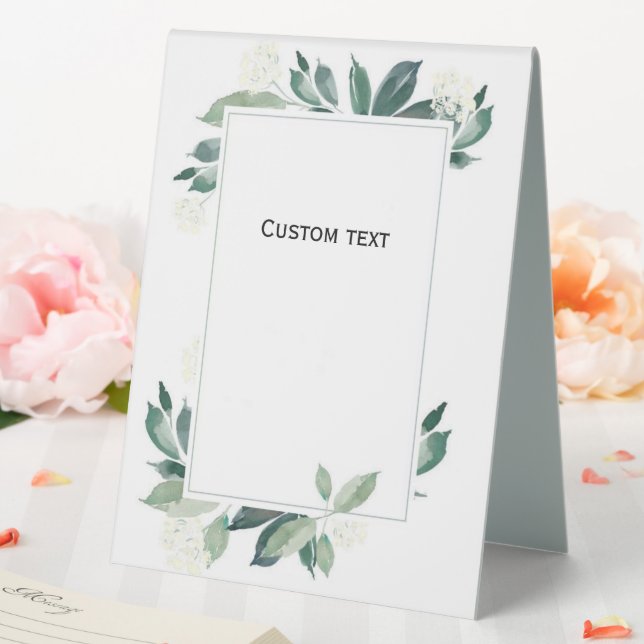 Watercolor Leafy green botanical   (In SItu (Wedding))