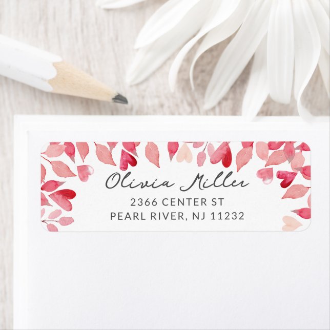 Watercolor Leafy Heart Bridal Shower  (Insitu)