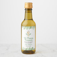 Watercolor Leaves First Communion Small Spanish