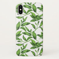 Watercolor Leaves Pattern