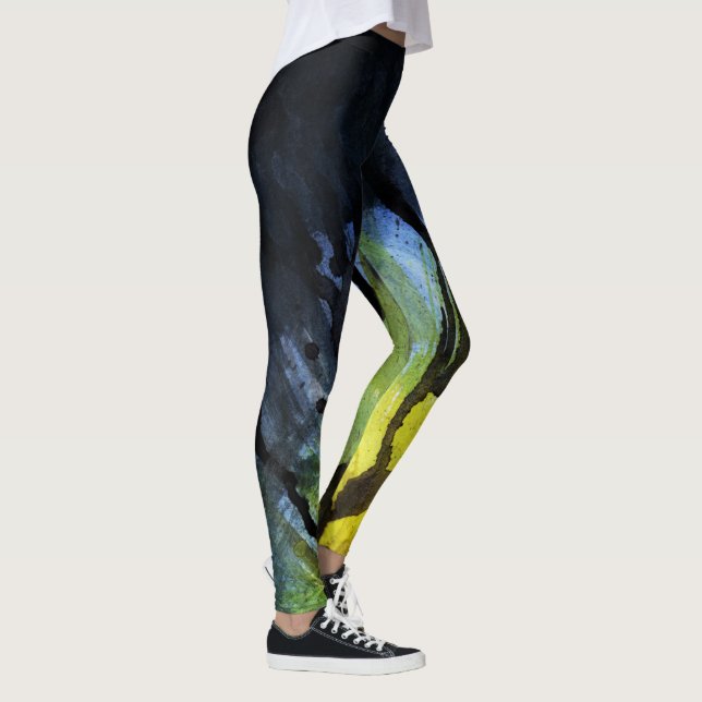 Watercolor Leggings (Right)