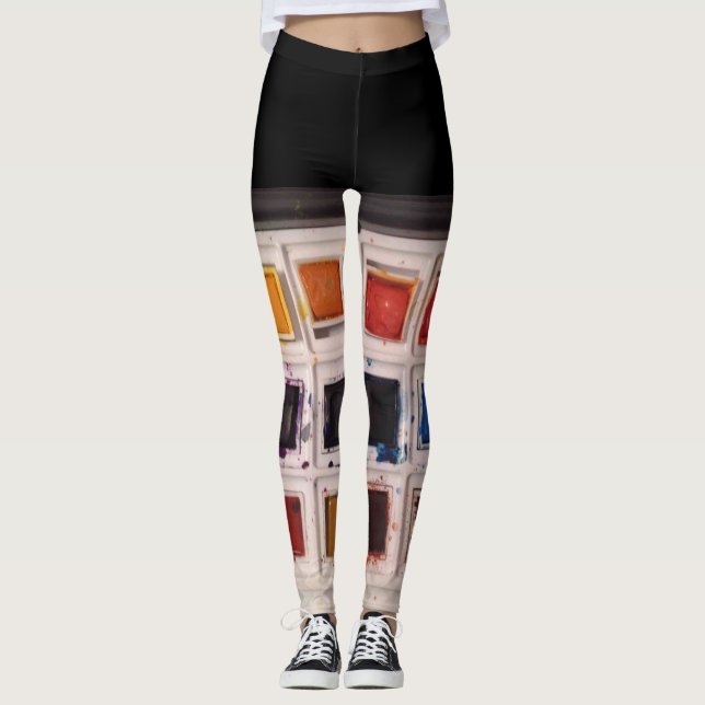Watercolor Leggings (Front)